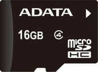 Карта памяти A-DATA 16GB microSDHC Class 4 (AUSDH16GCL4-R)