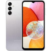 Смартфон Samsung Galaxy A14 Silver, 2 Nano-SIM, 6.6" (2408x1080, PLS), Samsung Exynos 850 (8x2.0 GHz), Mali G52, 4GB, 128GB, microSD, 50/5/2Mp + 13Mp, 4G, WiFi, BT, NFC, Type-C, 5000 mAh, Android 13 (SM-A145FZSV)