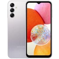 Смартфон Samsung Galaxy A14 Silver, 2 Nano-SIM, 6.6" (2408x1080, PLS), Samsung Exynos 850 (8x2.0 GHz), Mali G52, 4GB, 64GB, microSD, 50/5/2Mp + 13Mp, 4G, WiFi, BT, NFC, Type-C, 5000 mAh, Android 13 (SM-A145FZSU)