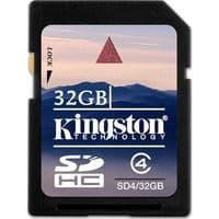 SDHC Kingston 32Gb class 4