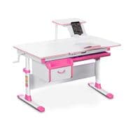 Парта Evo-kids стол+ ящик+ полка) Pink (Evo-40 PN)