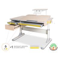 Парта Mealux Toronto Multicolor с полкой S50 (BD-650 MC + S50 TG)