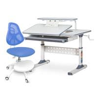 Парта с креслом ErgoKids TH-320 W/G + Y-400 BL