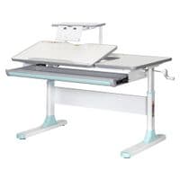 Парта Mealux Vancouver Multicolor Blue с полкой S50 (BD-620 W/G MC+BL+ S50 WG)
