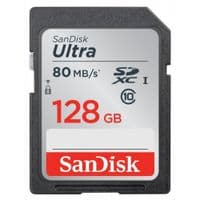 Карта памяти SanDisk 128GB SDXC C10 UHS-I R80MB/s Ultra