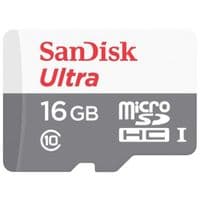 Карта памяти MicroSDHC 16GB UHS-I Class 10 SanDisk Ultra (SDSQUNB-016G-GN3MN)