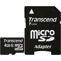Карта памяти 4Gb microSDHC class 10 Transcend (TS4GUSDHC10)