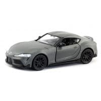 Машина Uni-Fortune Toyota Supra 2020 (матовая) серебристая (554053M(F))