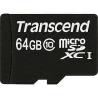 Карта памяти MicroSDXC 64GB Class 10 Transcend Premium + SD-adapter (TS64GUSDXC10)