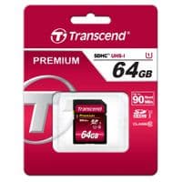 Карта памяти SDXC 64GB UHS-I Class 10 Transcend Premium (TS64GSDU1)