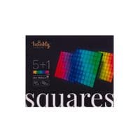 Панель Smart LED Twinkly Squares 1+5 RGB, Gen II, IP20, 16x16см, кабель білий
