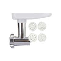 Насадка мсорубка и пастамейкер PRIME Technics PSM 26 MР, White, 2 сеточки для мясорубки и 4 формы для пасты