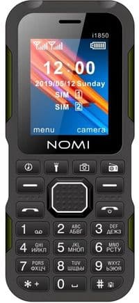 Мобільний телефон Nomi i1850 Khaki, Dual Sim, 1.77" (160x128) TN, MicroSD (до 32 ГБ), BT, MP3, 0.8 Мп, 1000 mAh