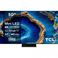 Телевізор 4K QLED - Mini LED Smart, Google TV, Dolby Vision IQ, HDR10+, HDR10, HLG, 1300 ніт