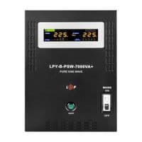 ДБЖ LogicPower LPY-B-PSW-7000VA+ 5000Вт 10A/20A с правильной синусоидой 48В (6616) Уцінка!