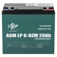 УЦ Тяговый свинцово-кислотный аккумулятор LP 6-DZM-20 Ah