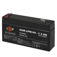 Аккумулятор AGM LPM 6V – 1.3 Ah