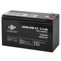 Аккумулятор AGM LPM 12V – 7.5 Ah