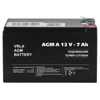 Аккумулятор для сигнализации AGM А 12V – 7 Ah