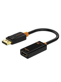 Перехідник Сabletime DisplayPort - HDMI, 0.2m, v2.0 (1920 * 1080p) / 60HZ (CP22B)