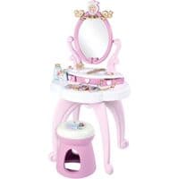 Игровой набор Smoby Столик с зеркалом Дисней Принцессы Парикмахерская 2 в 1 со стульчиком и аксессуарами (320250)