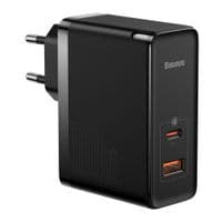 Сетевое зарядное устройство для Baseus GaN5 Pro 2 порта, USB + Type-C 100W Черный (CCGP090201)