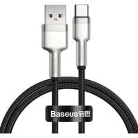 Кабель Baseus Cafule USB 2.0 to Type-C 66W 1M Черный (CAKF000101)