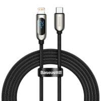 Кабель Baseus Display Fast Charging Type-C для IP 20W 2М Черный (CATLSK-A01)