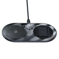 Беспроводное зарядное устройство для Baseus Simple 18W 2 in 1 Crystal (WXJK-A01)