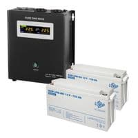 Комплект резервного питания LP (LogicPower) ИБП + мультигелевая батарея (UPS W1500 + АКБ MG 4140W)