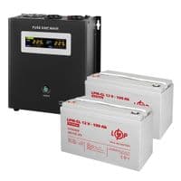 Комплект резервного питания LP (LogicPower) ИБП + гелевая батарея (UPS W1500 + АКБ GL 2800W)