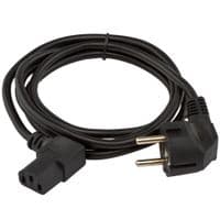 Кабель питания 220V LP CEE 7/4 C13 - 1.2 м 3x0.5 мм2 (прямой угол)