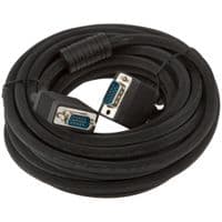 Кабель VGA-7.0BK 7 м черный (с двумя ферритовыми кольцами)