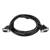 Кабель VGA-3.0BK 3 м черный (с двумя ферритовыми кольцами)