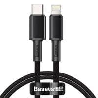 Кабель Baseus High Density Braided Type-C to Lightning PD 20W 1M Чорний (CATLGD-01)