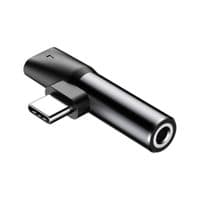 Перехідник Baseus L41 Type-C to Type-C/AUX 3.5mm Чорний (CATL41-01)