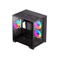 Корпус Micro-ATX без блока питания USB2.0x2, USB 3.0x1 Infinity Mini Black