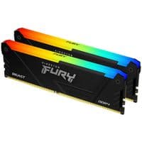 Модуль пам'яті Kingston 16GB 3733MT/s DDR4 CL19 DIMM (комплект з 2) FURY Beast RGB, EAN: 740617337358