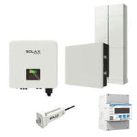 Комплект Solax 4.4: Трифазний гібридний інвертор на 15 кВт, з АКБ на 6,2 кВт * рік