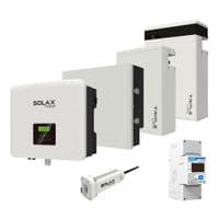 Комплект Solax 2.3: Трифазний гібридний інвертор на 12 кВт, з АКБ на 17,4 кВт * рік