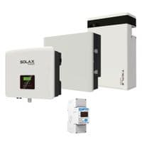 Комплект Solax 1.2: Трифазний гібридний інвертор на 10 кВт, з АКБ на 11,6 кВт * рік