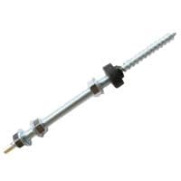 Комбінований гвинт-шуруп 10х200 мм (комплект) оцинкований