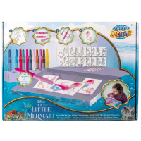 Набор Disney LITTLE MERMAID Спрей-ручки с трафаретами Делюкс
