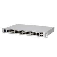 Ubiquiti Layer 3 switch with (48) GbE RJ45 ports and (4) 10G SFP+ ports.