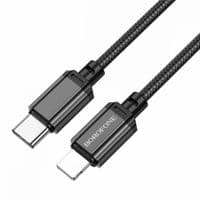 Кабель BOROFONE BX87 Sharp PD зарядний дата-кабель для iP Black