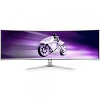 TFT монітор 49" Philips 49M2C8900, OLED, DQHD, 240Hz, 0.03ms, 2хHDMI, DP, USB-C, USB-hub, HAS,колонки, білий