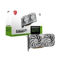 Відеокарта MSI GeForce RTX 4070 VENTUS 2X WHITE 12G OC