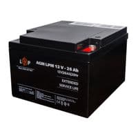 Аккумулятор AGM LPM 12V-26 Ah под болт М5