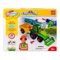 Конструктор EDU-Toys Трактор с инструментами (JS030)