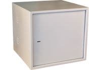 Антивандальна шафа VAGOS Lite Super Antilom 19'' 12U - 0.8мм (600х550x600) двері - приховані петлі, замок - сувальдний, 8відп.